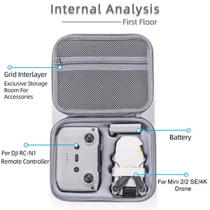 Hrad eva saklama çantası djı mini 2 / mini2 olsun mini, 4k drone, pil kutusu, uzaktan kumanda, koruyucu laptop çantası aksesuarları 6 Büyük satış, drone djı kullandı-no. 5