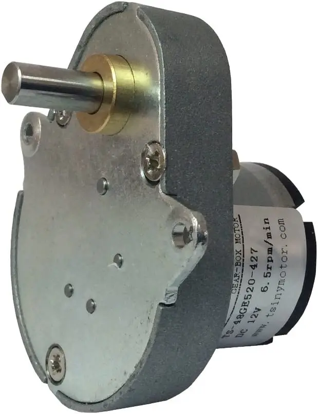 Micro Pear-shaped 12V DC Drive Gear Motor 6.5RPM with Gearbox for Vending Machine