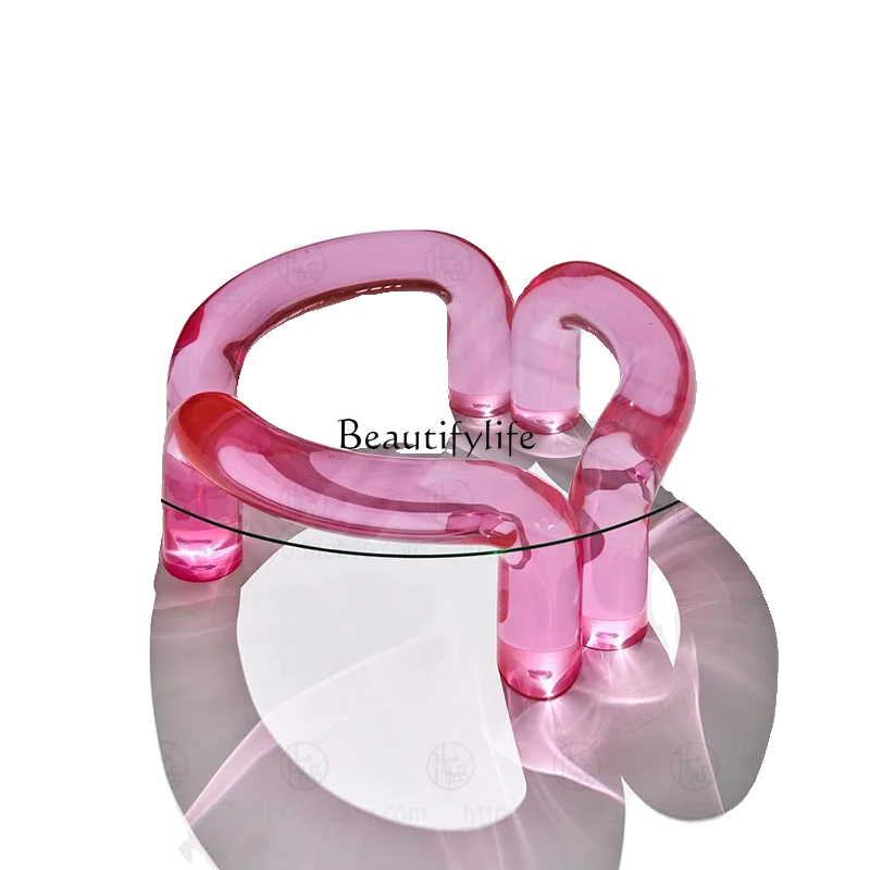 

Acrylic coffee table living room bedroom sofa small side table entertainment tea table