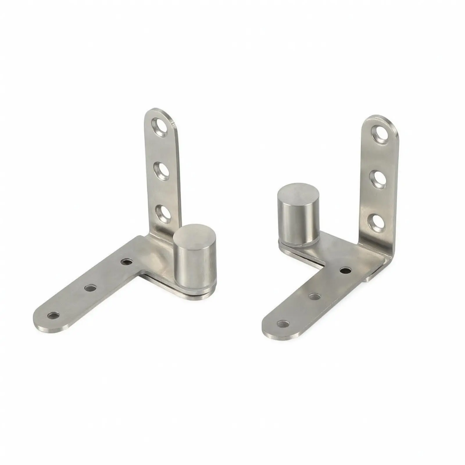 Rust Resistant Stainless Steel Door Hinge for Wooden Doors with Concealed Mechanism and Stable Mounting Plates