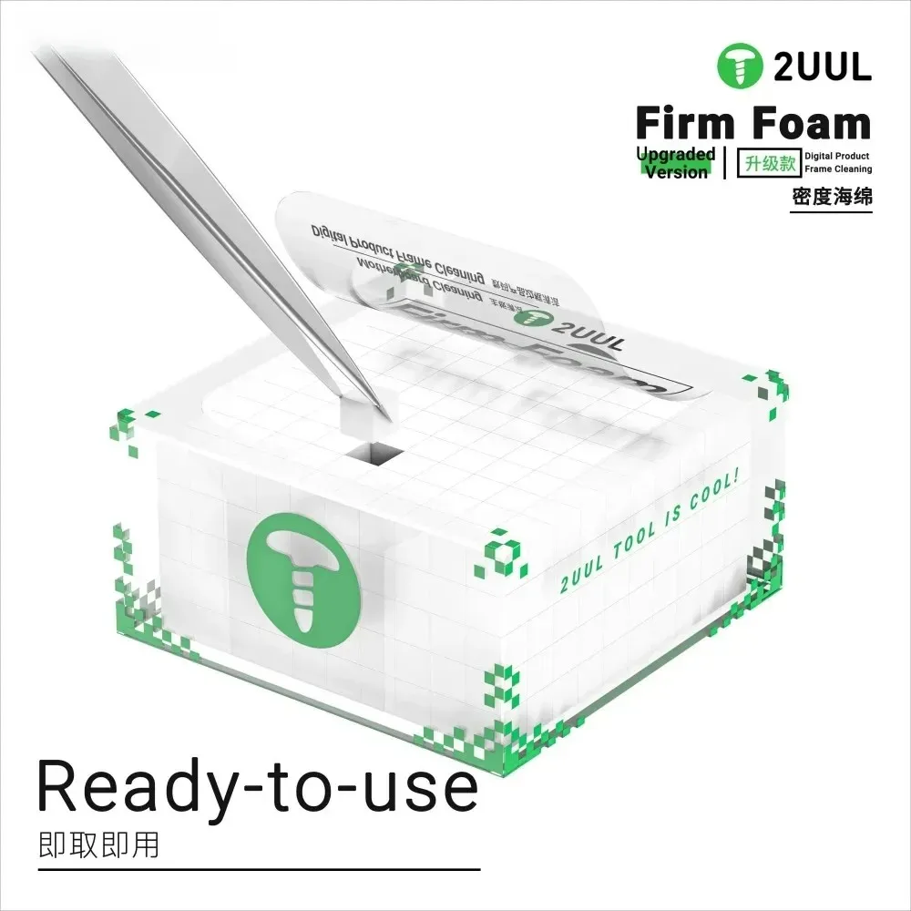 2UUL SC07 Nano Cleaning Sponge Upgraded Version 500PCS for Mobile Phone Camera Frame Pad Motherboard Chip Repair Cleaning Tool