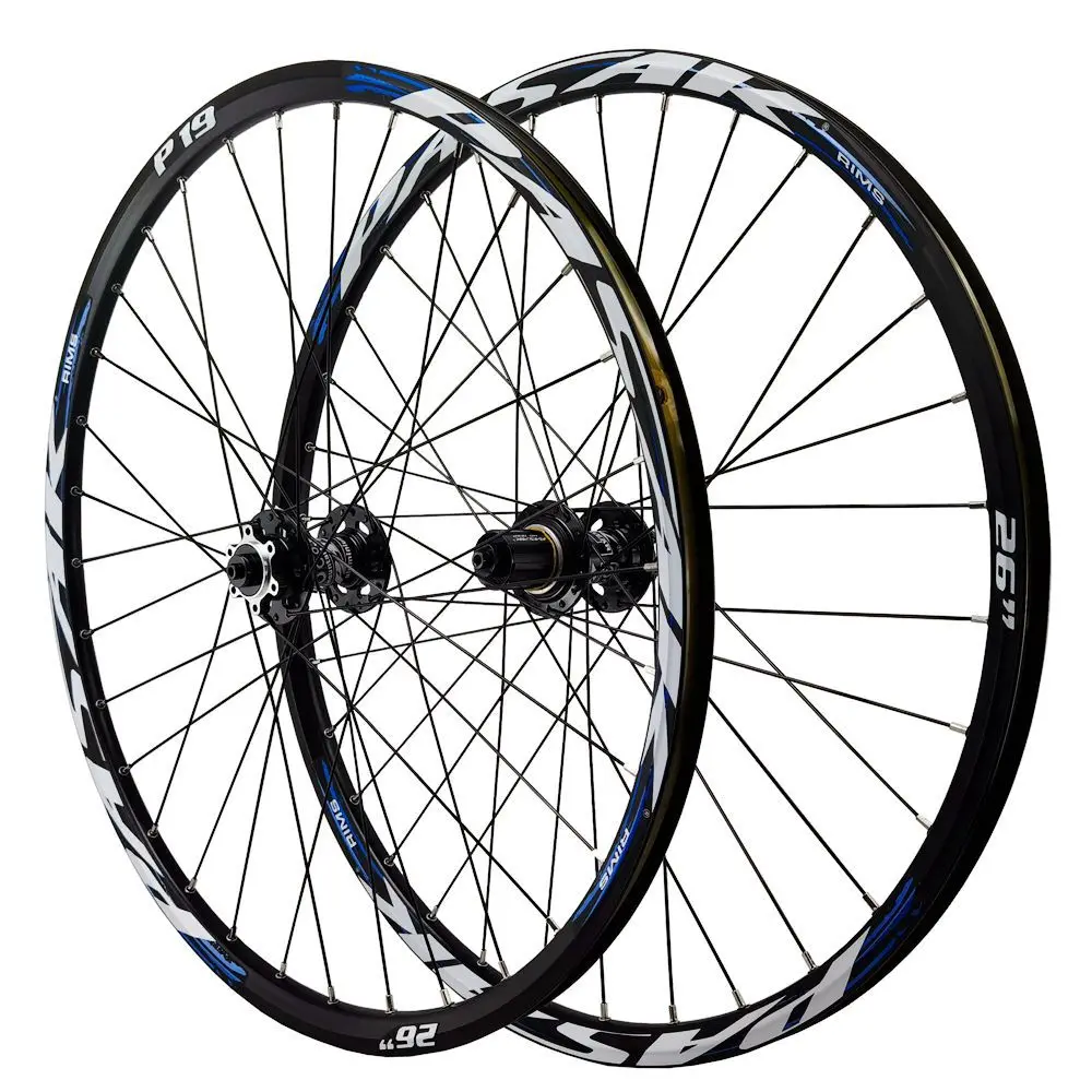 700C Bike wheel set Disc brake Road bike Wheelset Off-road straight Pull wheelset 120 Click 6 claw hub QR/TA 8-12 speed 30MM Rim