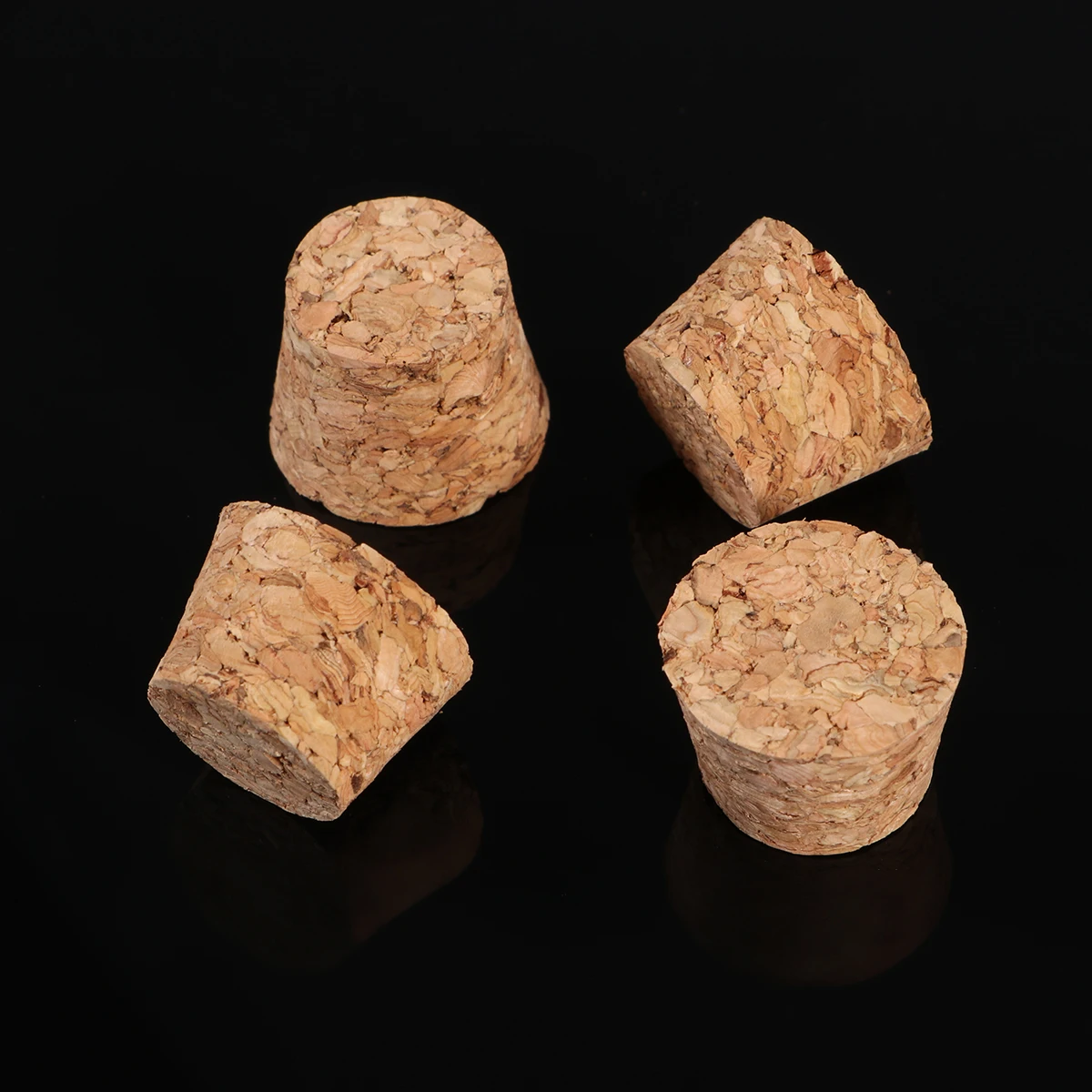 

12 PCS 20 x 150mm Plastic Test Tube with Wooden Stopper and Tube Brush for Scientific Experiments Party Candy Storage