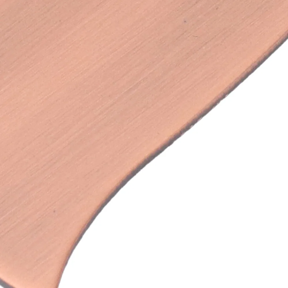 2 Holes Guitar Truss Rod Cover Metal Material Bell-Shaped Design Guitar Replacement Parts Red Copper Color