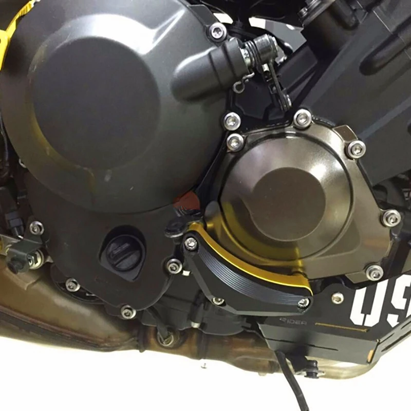 

FOR Yamaha MT09 MT-09 FZ-9 modified engine engine side cover protection block against glue dropping and ball dropping.