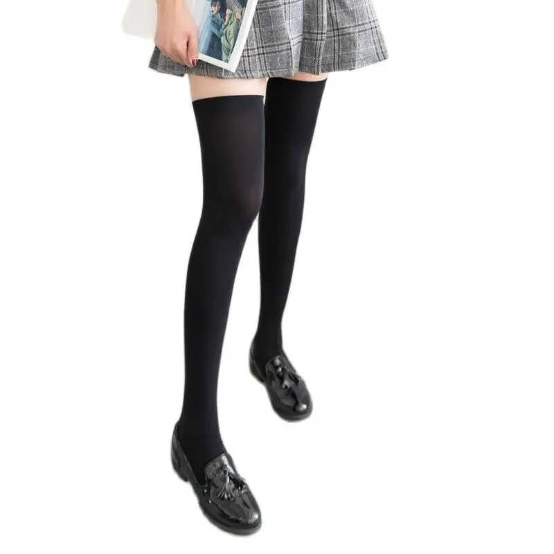 Length 70cm Over Knee Socks JK Girls Cosplay 120D Velvet Stockings Over The Knee High Socks Lolita Thigh High Long Stockings