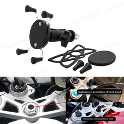 Motorcycle Phone Camera Holder Navigation Grips Bracket Adjustable for Yamaha R1 R6 BMW-S1000RR Honda F5 CBR650F