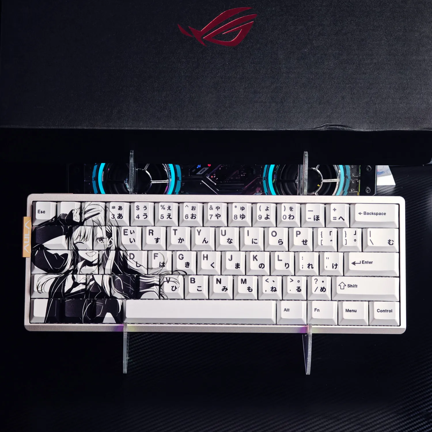 Anime Keycaps Kitagawa Marin PBT 73 Keys Dye Sublimation Cherry Japanese White Mechanical Keyboard GK61 Anne Pro 2 Akko Game