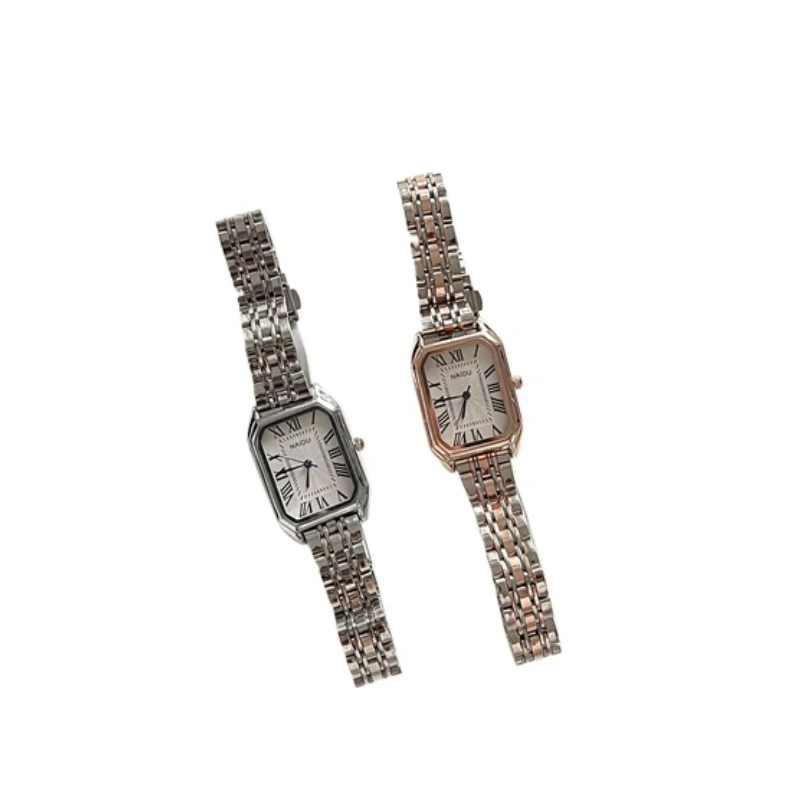 

New simple temperament light luxury retro classic square Roman chain women's watch