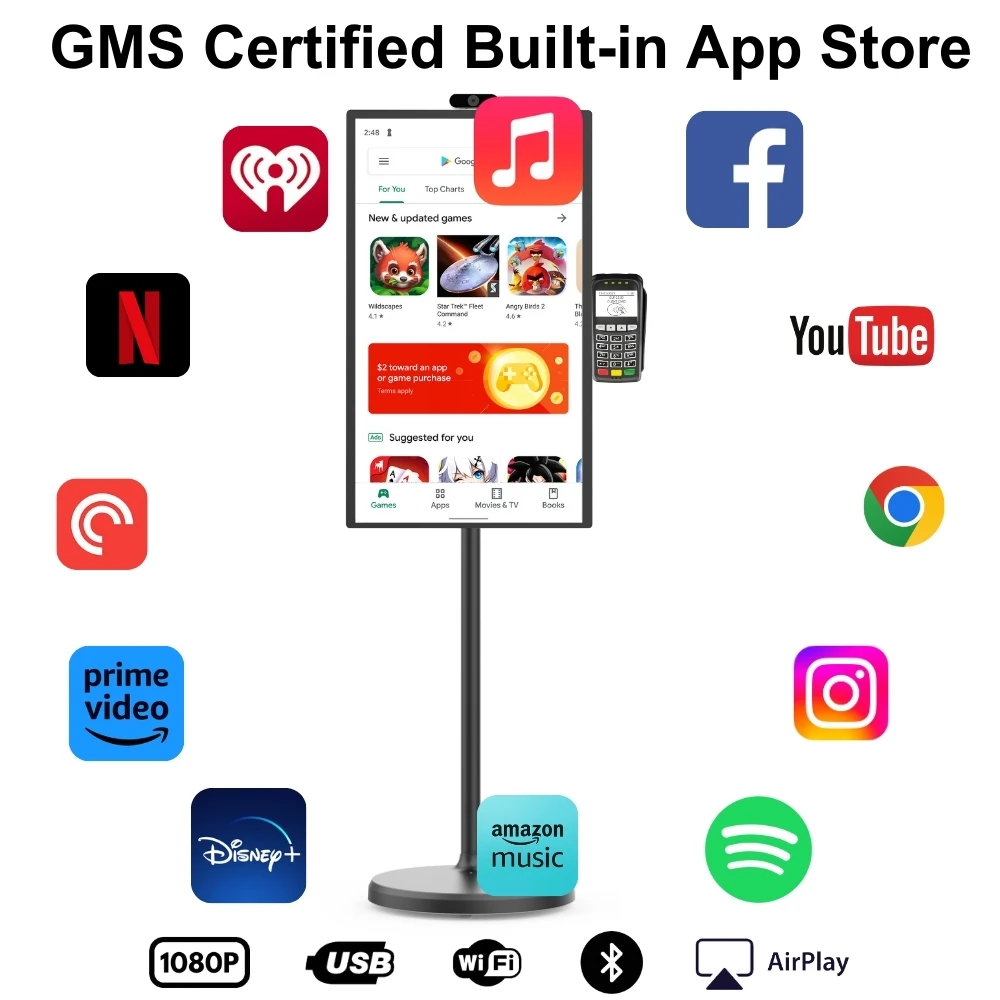 Restaurant-Pos-System, Touchscreen-Kiosk, Android 13, RK3588S2, Tablet-Kiosk, Pos-Software für Einzelhandelssysteme, Tablet-Touchscreens