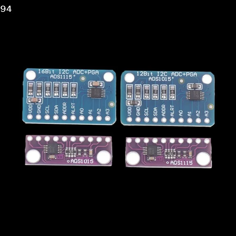 Development Board Featuring ADS1115 ADS1015, 12/16 Bit Precision, Pro Gain Amplifier, I2C Module for Arduino Projects