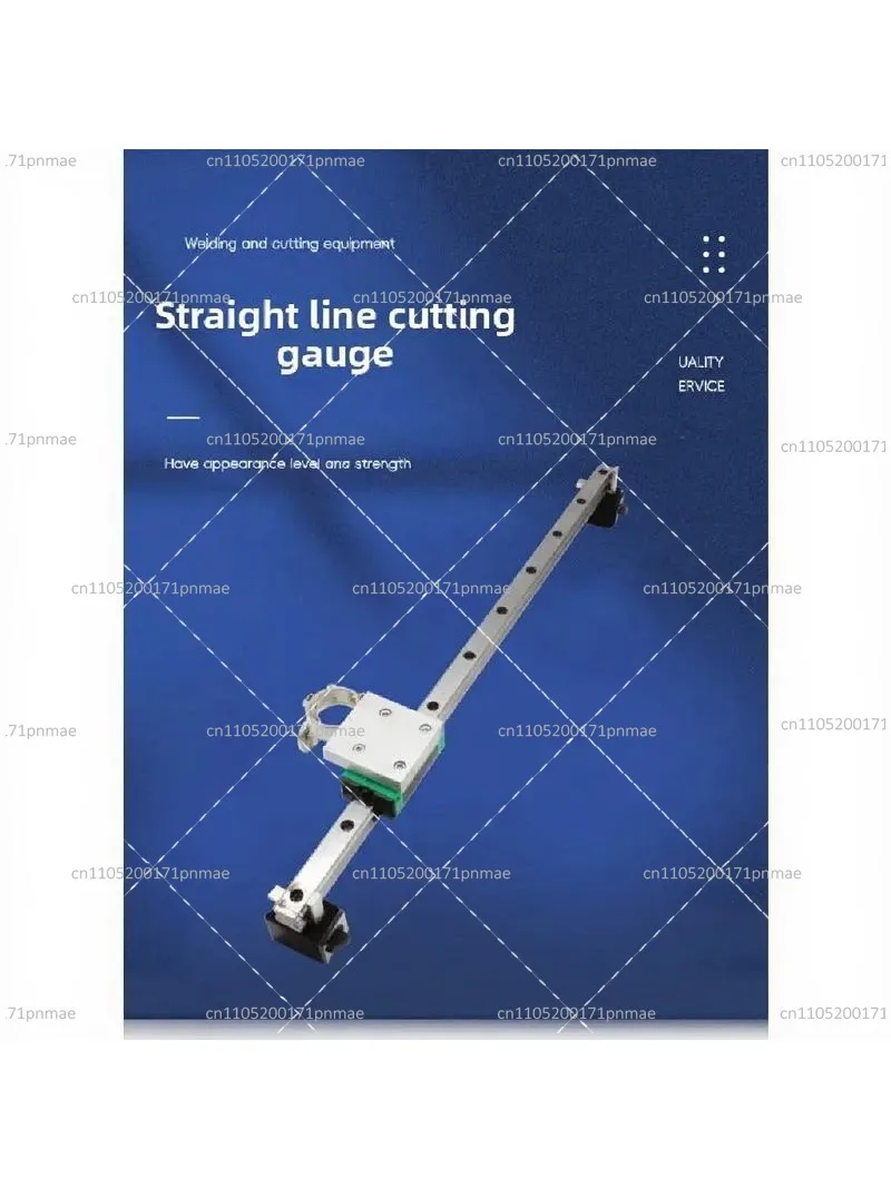 Plasma Cutter Straight Line Guide, Magnetic Backing for P80 Torch, Precision Cutting Alignment Tool