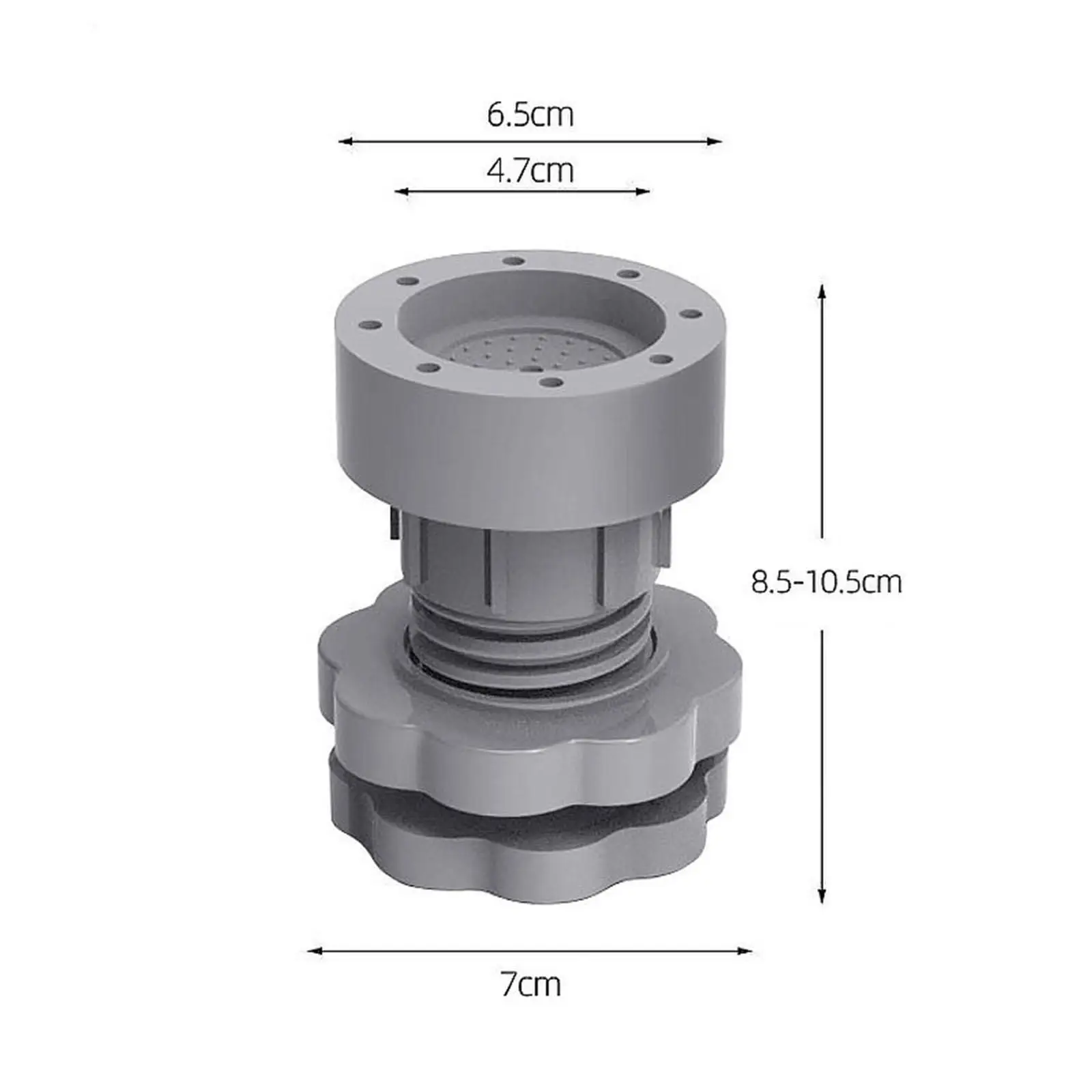 4Pcs Washing Machine Foot Pads Support Leveling Anti Vibration Pads for Home