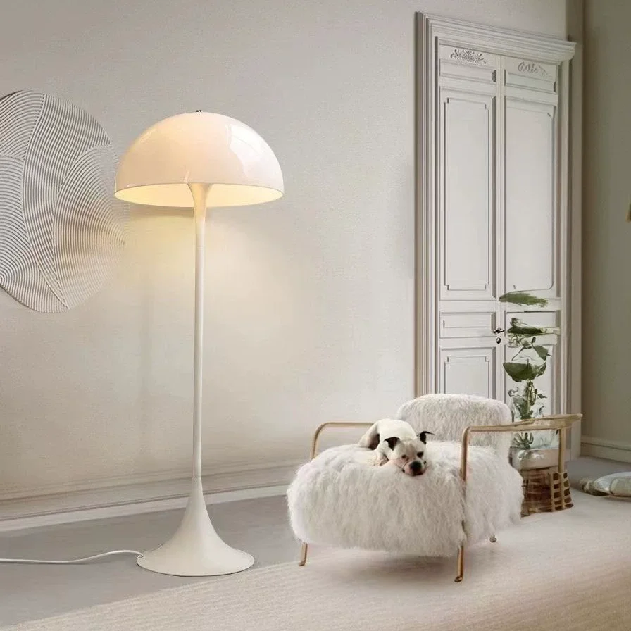 

Nordic modern high-end atmosphere lamp mushroom table lamp charging bedroom bedside small flower bud lamp