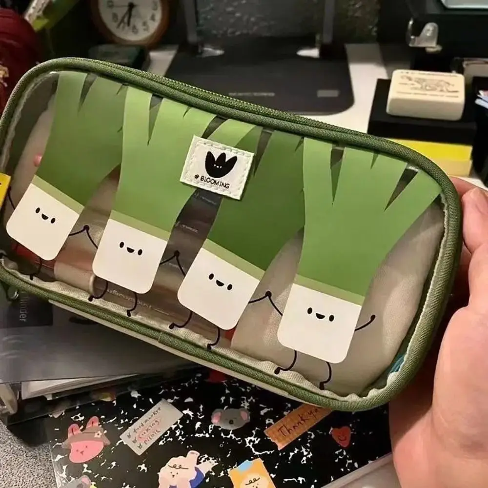 Portable 2 Layers Pencil Case Multi-functional Large Capacity Pencil Box Stationery Organizer for Student Gift