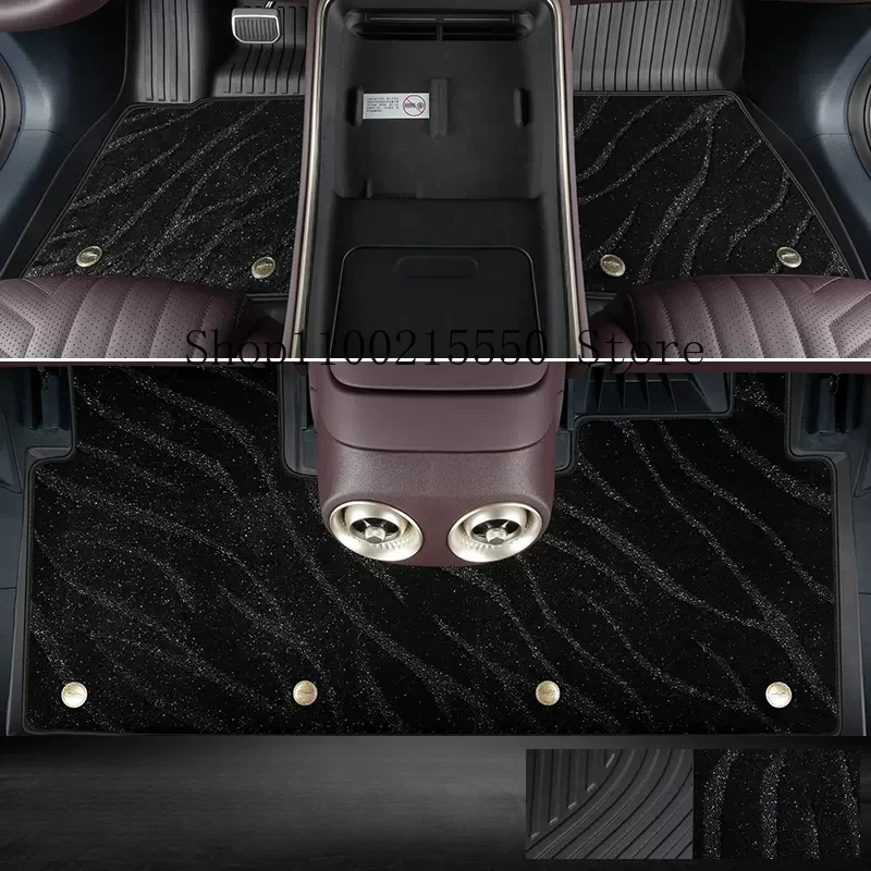 Car Floor Mats For Avatr 11 One One 2022~2025 4seat 5seat Dirt-resistant Pad Foot Carpets TPE Floors Covers Set Auto Accessories