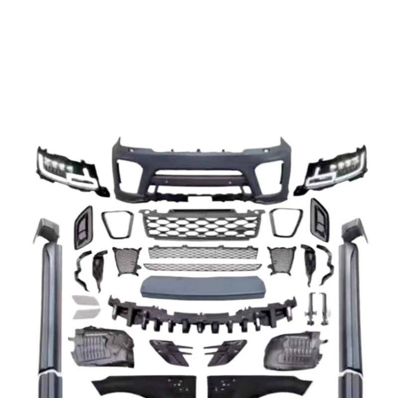 

Applicable to Range Rover Sport old model replaced by new SVR surrounded by front bar headlight assembly