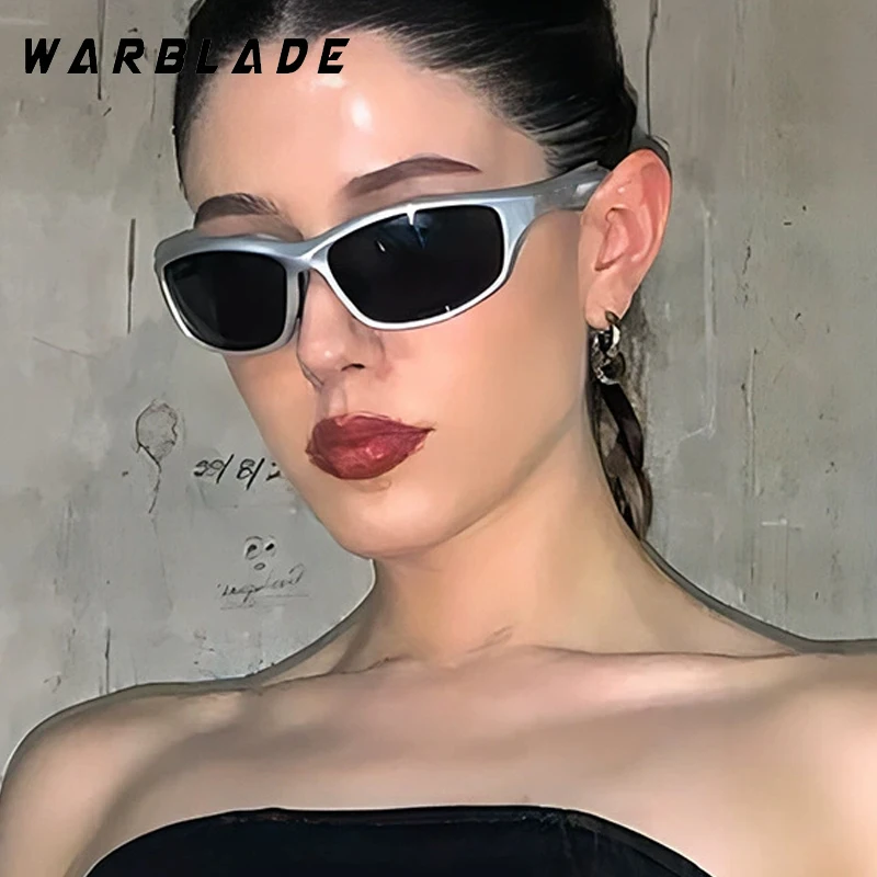 

Fashion Men's Y2K Sunglasses 2025 Luxury Outdoor Cycling Sports Sun Glasses Women Vintage Trendy Punk Goggle UV400 Lentes De Sol