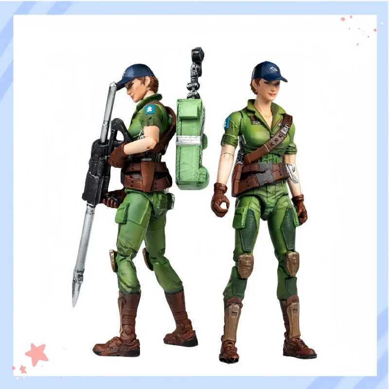 

【In Stock】1/18 HIYA 3.75inch Action Figure Exquisite Mini Series G.I.Joe Lady Jaye Anime Model Toy