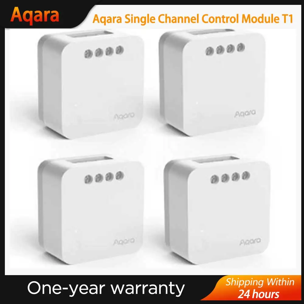 Aqara Single Way Control Module T1 Zigbee 3.0 Wireless Relay Controller 1 Channel With/No Neutral Remote  forApple Homekit