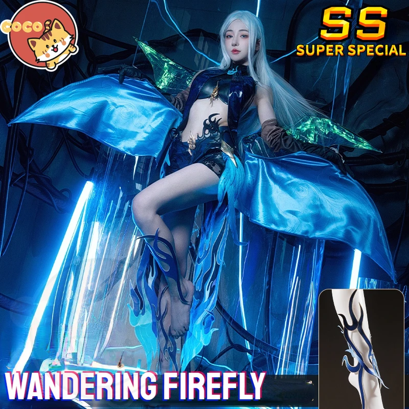 Game Naraka Bladepoint Wandering Firefly Cosplay Costumes Zai Ji Cosplay Ji Yingying Cosplay Costumes and Cosplay Wig CoCos-SS