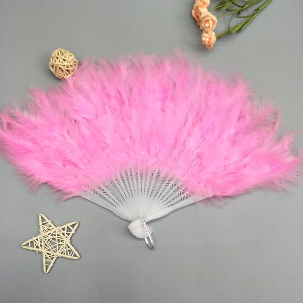 

Folding Handheld Fan Material Smooth Handle No Barb Party Cosplay Performance Dance Prop Decorative Accessory