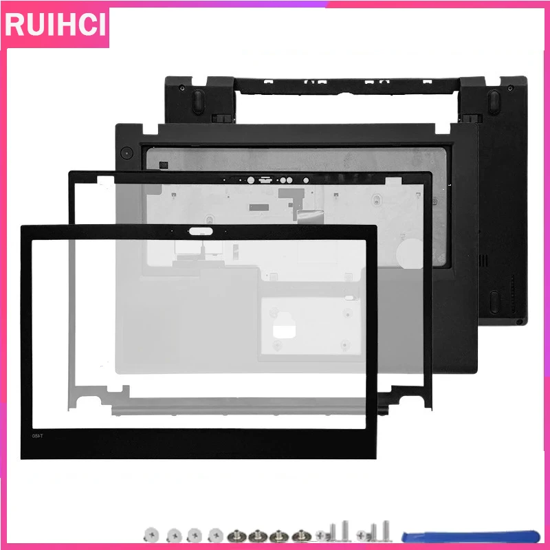

For Thinkpad T480 Laptop LCD Rear Cover Screen Front Frame Bezel Palmrest Upper Case Base Bottom Lower and Hinge