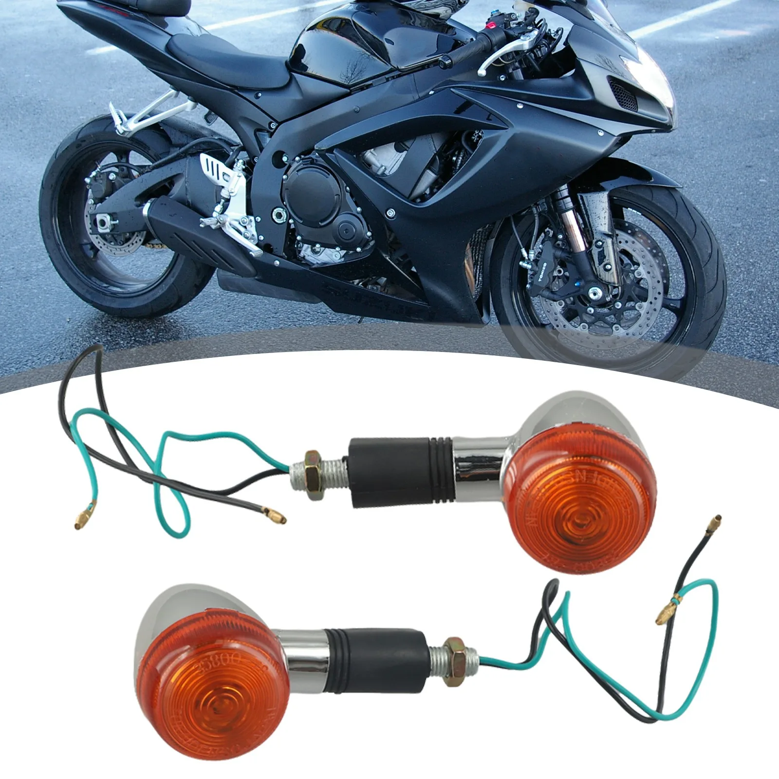 Motorcycle Turn Signal Blinker Light Indicator For Suzuki For Intruder For Volusia 800 Turn Signal Lights Motorcycle Parts