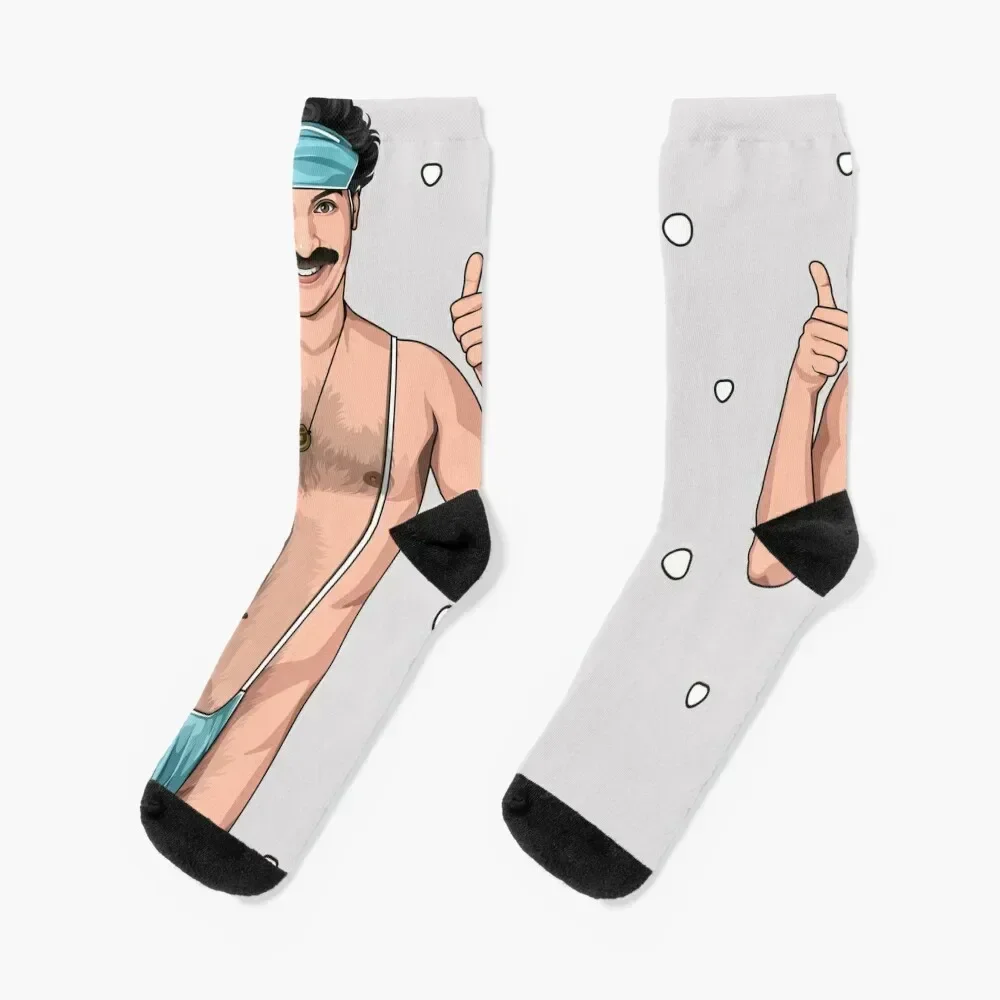 

Borat Christmas Merch Socks winter thermal Christmas cotton funny gifts Socks Women Men's