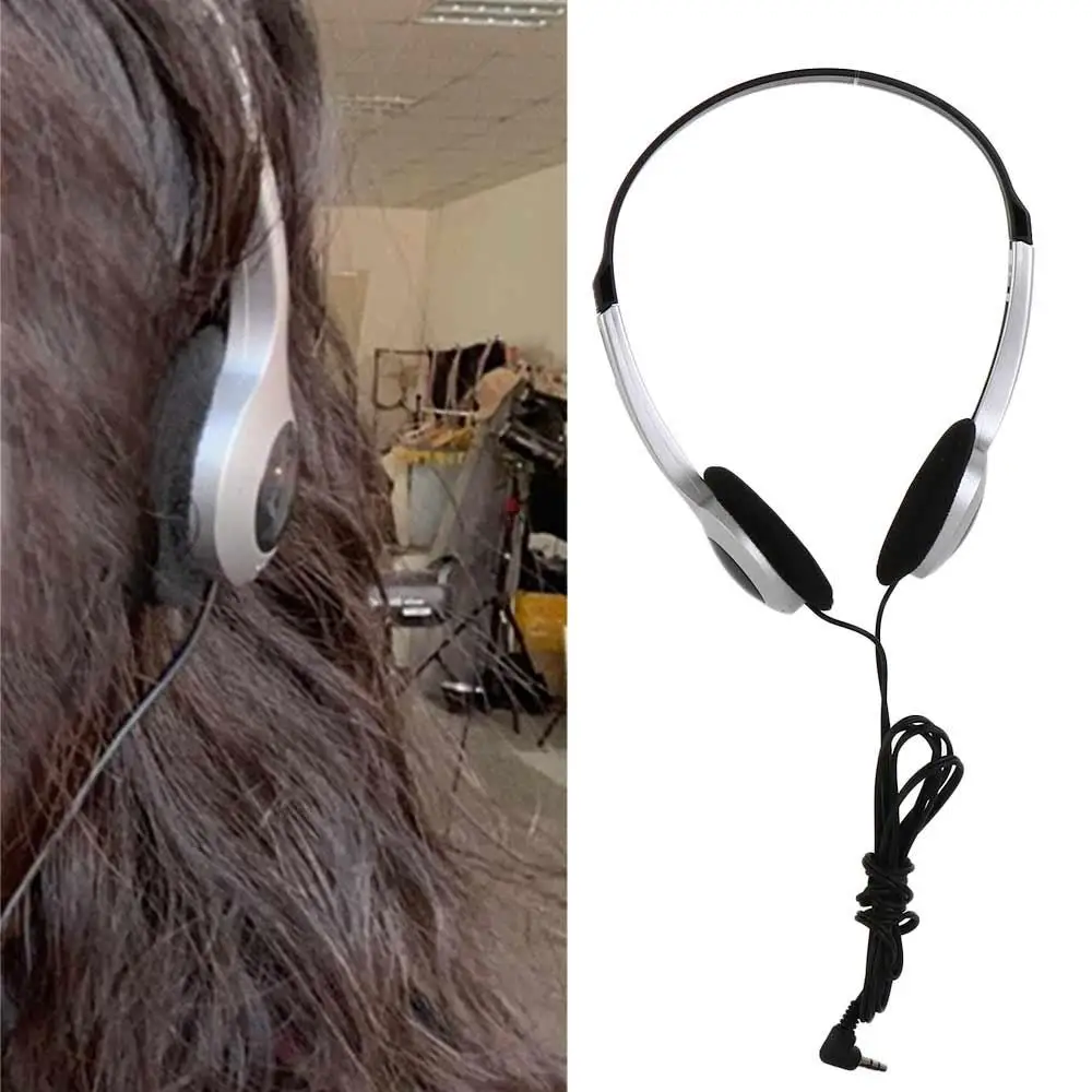 Personality Over Ear Earbud Retro Headphone Wired Vintage Y2k Headphones 3.5mm 80s 90s Retro Headset Outdoor Mp3