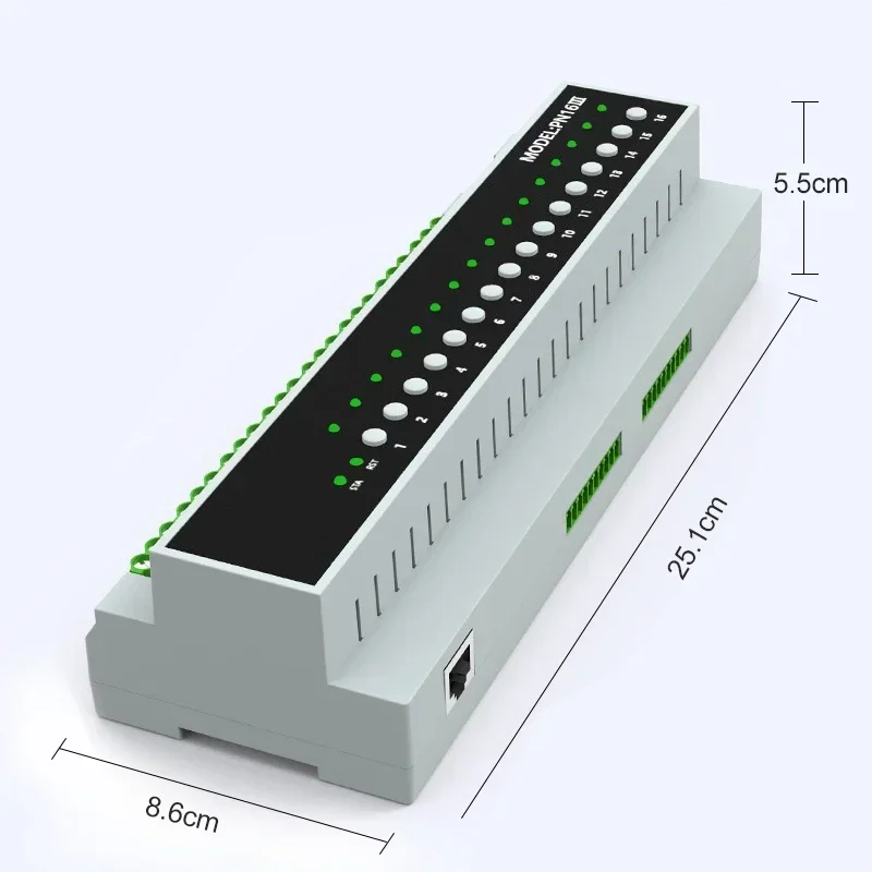 Módulo de Relé Inteligente Tuya Zigbee, Aparelho de Controle Remoto, Trabalhar com Alexa, Google Home, 16CH, 110V-240V, 50A