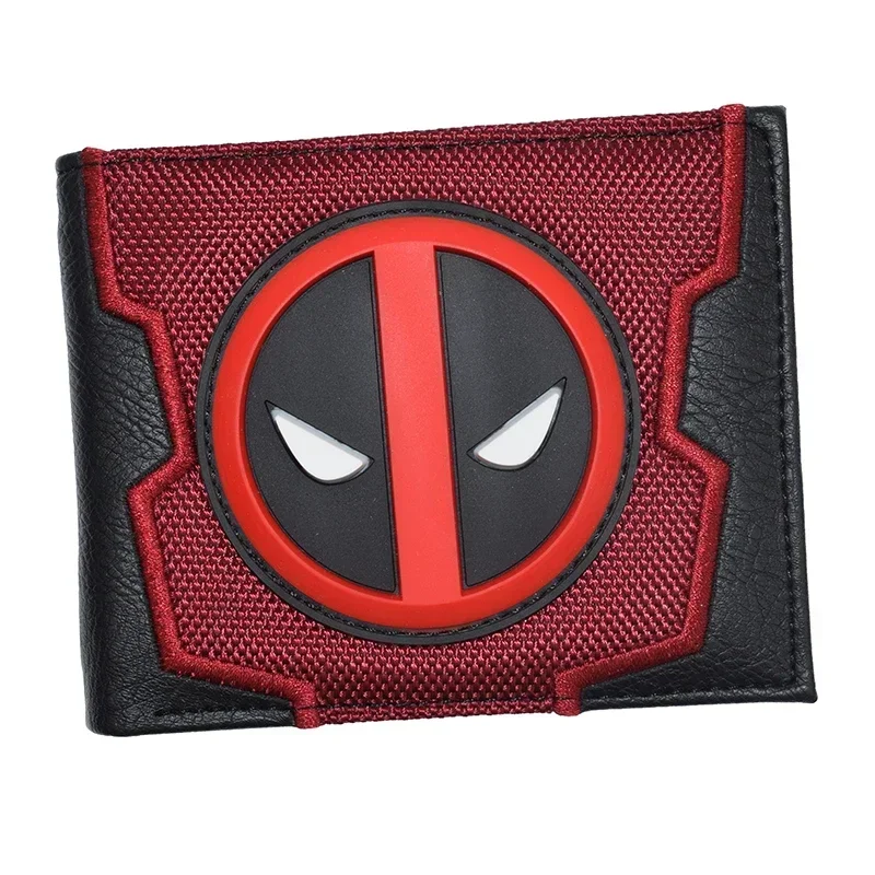 Marvel Avengers Deadpool Anime Foldable Wallet Men Children Bank ID Card Holder Card Clip Bag Cartoons Cosplay Gifts