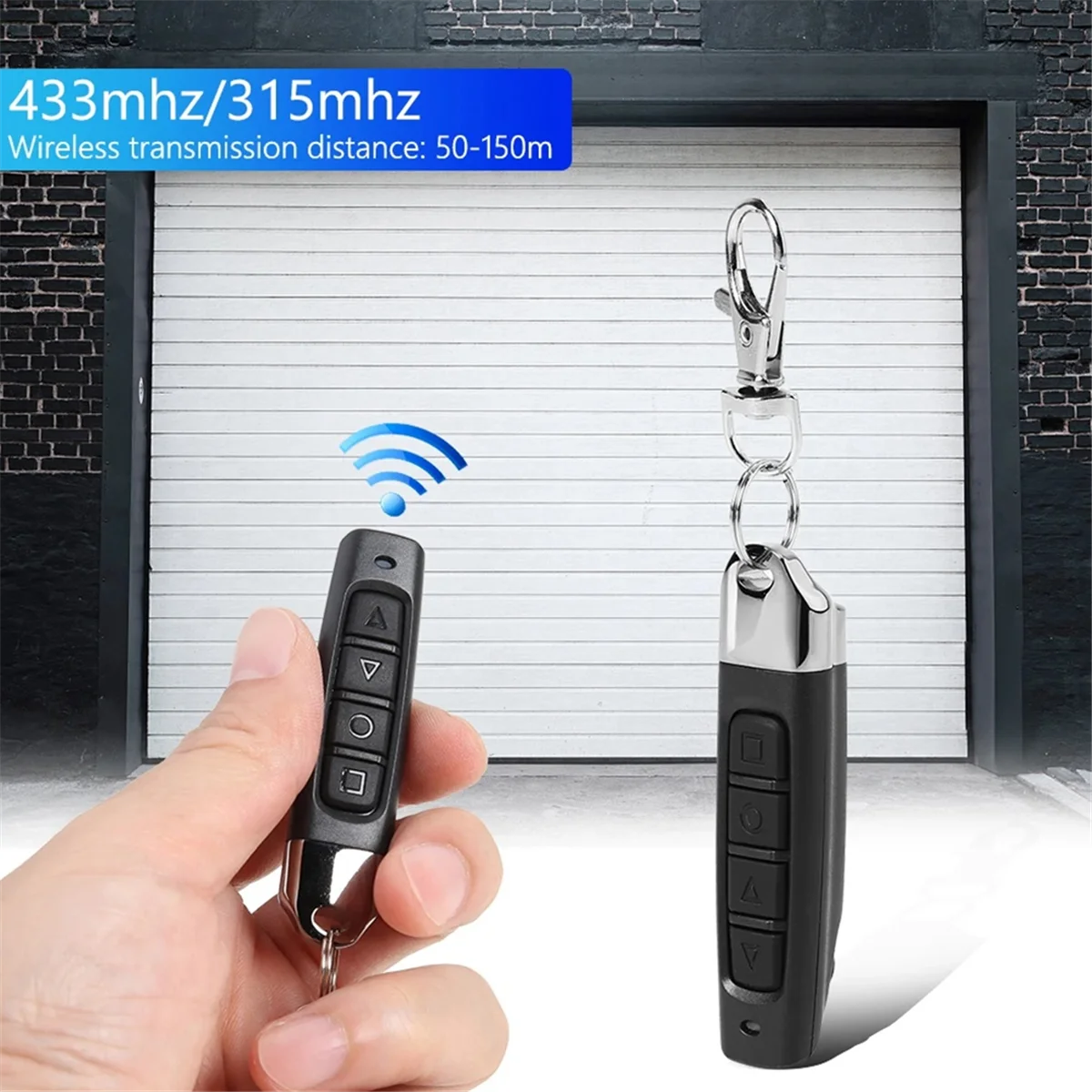 

433 МГц копировать пульт дистанционного управления, автоматический 4-канальный код, устройство открывания гаражных ворот_OFSS