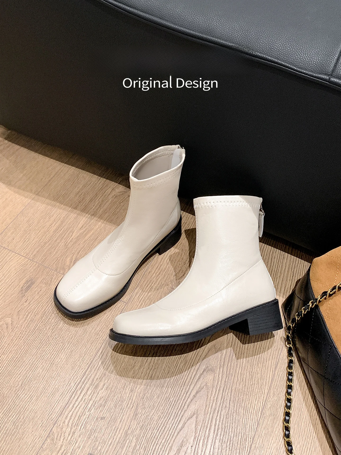 bottes-de-banlieue-extra-douces-pour-femmes-tube-ort-talon-moyen-fermeture-a-glissiere-bout-rond-plateforme-impermeable-caoutchouc