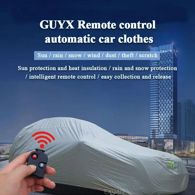 Automatic Car Cover Car Protective Cover Automatic Remote Control Smart Sun Protection Heat Insulation Rain Cover Customized