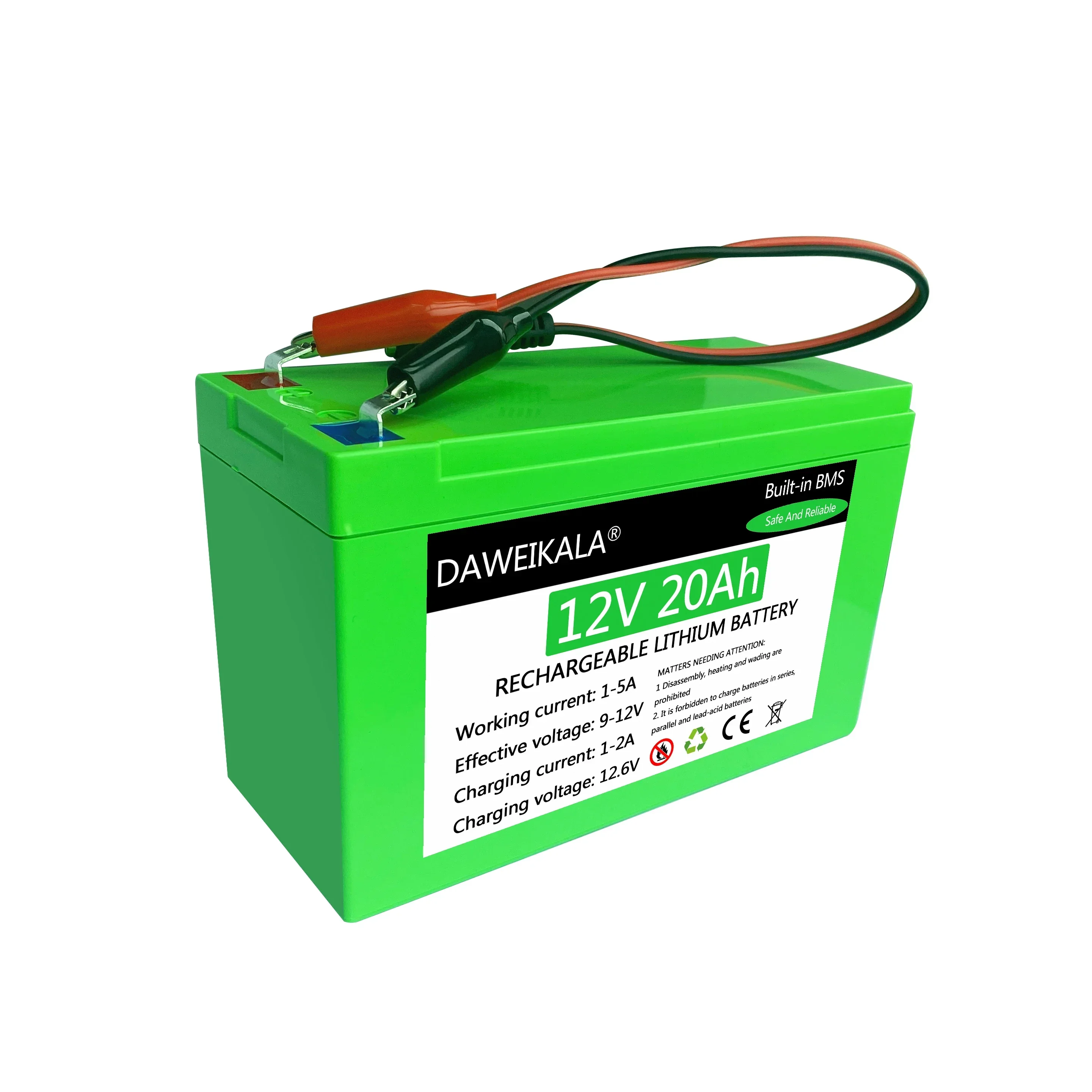 12V Battery 18650 lithium rechargeable battery Solar storage Deep Cycle For Kid Scooters Electric lighting 12V 3A Charger