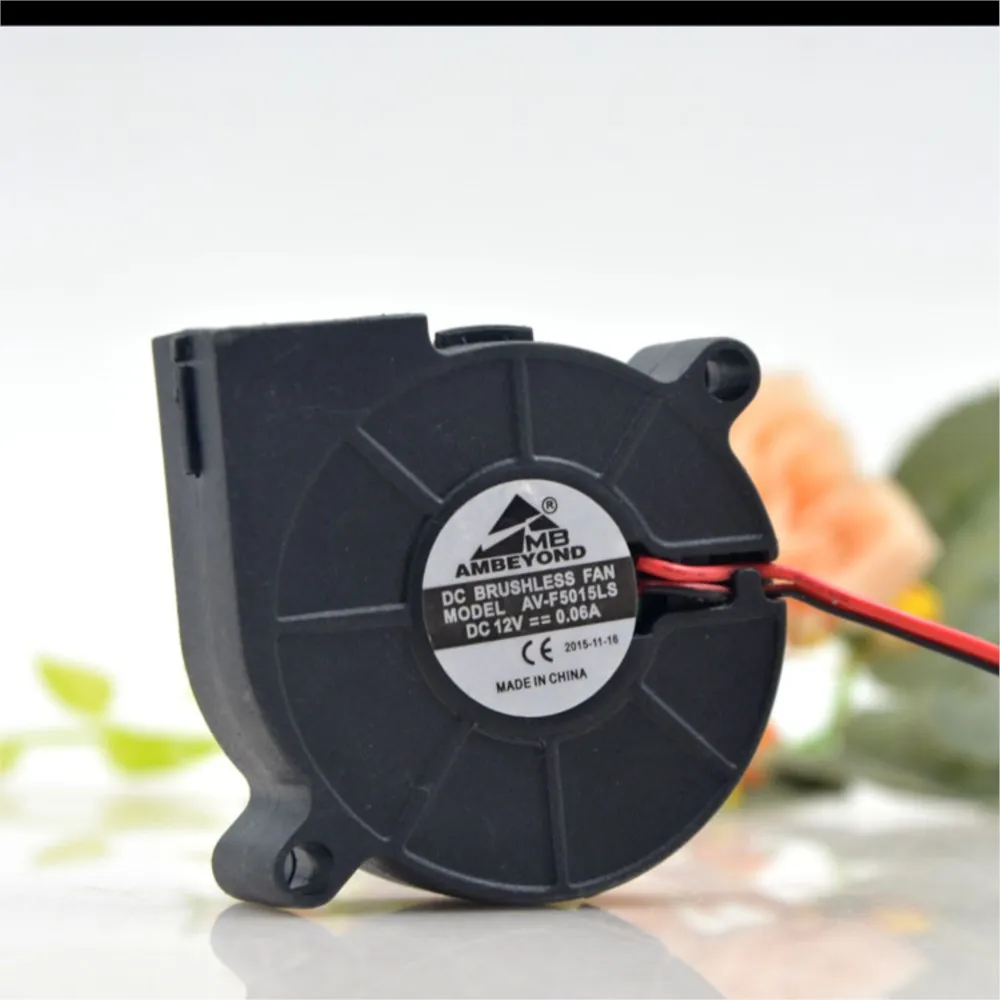 New Original AV-F5015LS 5cm 12V 0.06A Universal 5015 Humidifier Dedicated Fan Centrifugal Turbo Blower Cooling Cooler
