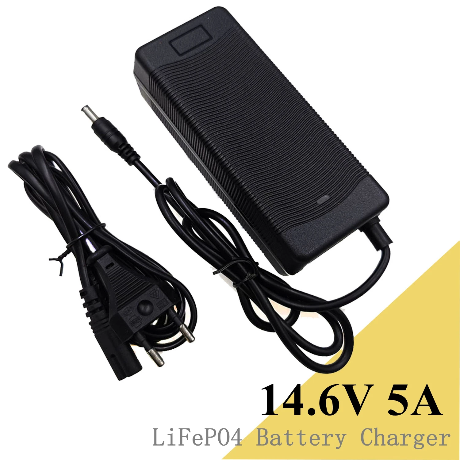 

14.6V 5A LiFePO4 Battery Charger for 4S 14.4V LiFePO4 Battery Pack DC 5.5mm*2.1mm