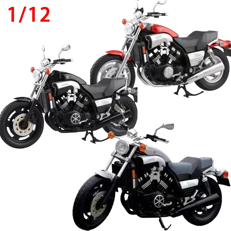 Diecast 1/12 Scale Model Car Big Devil Vmax Motorcycle Alloy Car Model Play Vehicles Toys for Boys Original Box