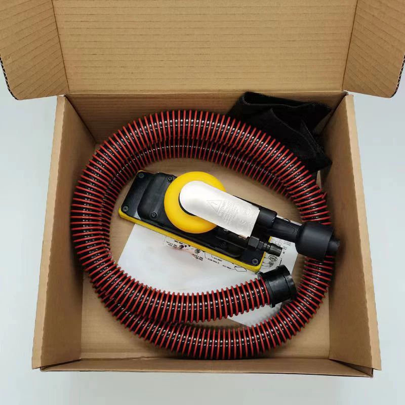 Imagem -06 - Lixadeira Pneumática para Pintura Automotiva Máquina de Polimento Retangular Ferramentas de Polimento Lixamento Moagem Remoção de Ferrugem Vacuum