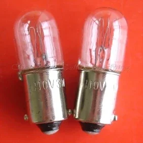 Miniature lamp 110V 3W Ba9s T10x28 5000h A590 NEW 10pcs sellwell lighting 2025-02