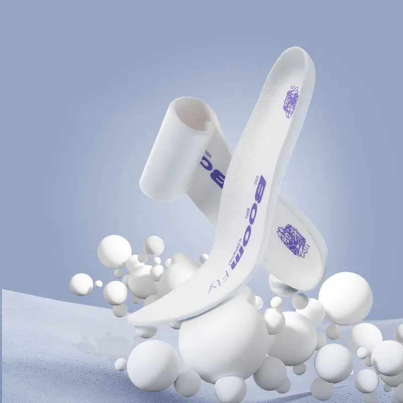 

BMAI Cushion Running Sports Shock Insoles Mens Luxury Brand Deodorant Stretch Breathable Sweat Men Women for Sneakers Insoles