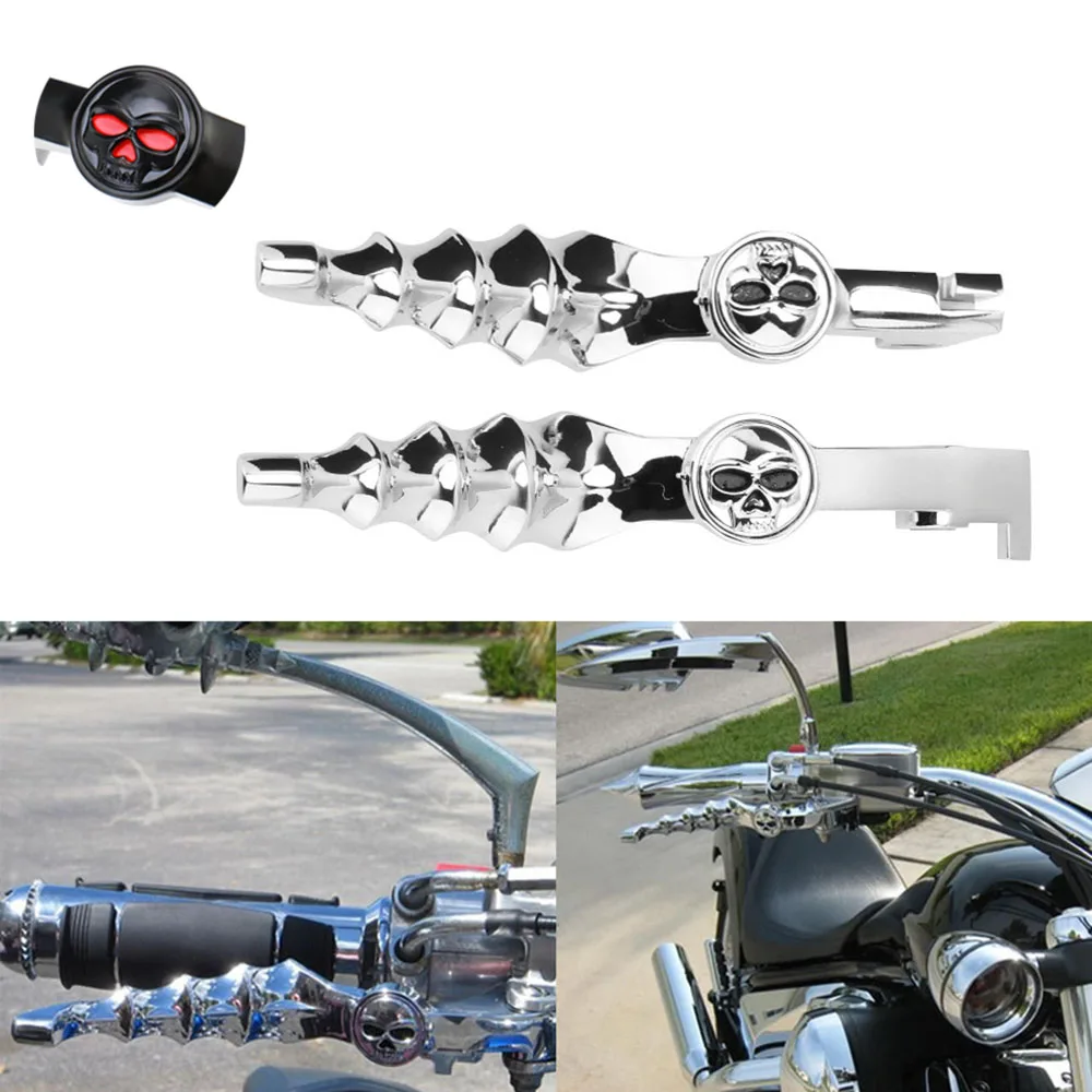 

Motorcycle Black Decal Brake Clutch Lever For Harley XR XL1200 Sportster 883 Hydraulic Clutch Levers Universal Fashion skull Bra