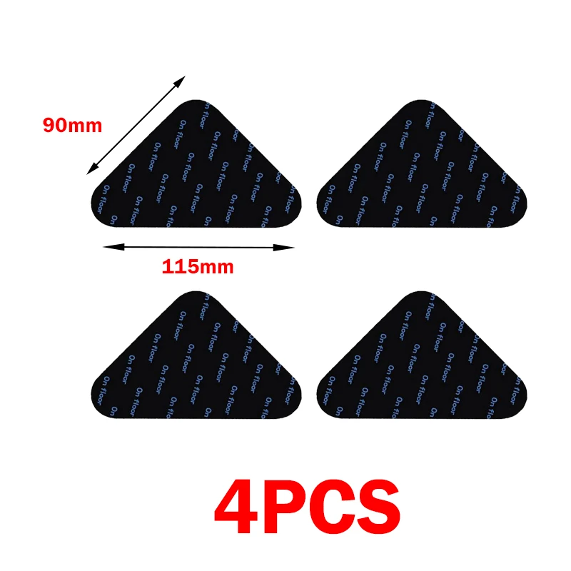 Teppich rutschfeste Aufkleber wiederverwendbar waschbar Anti Curling Teppich Patch feste Aufkleber Bodenteppich Matte Band Greifer Eckpolster Patches