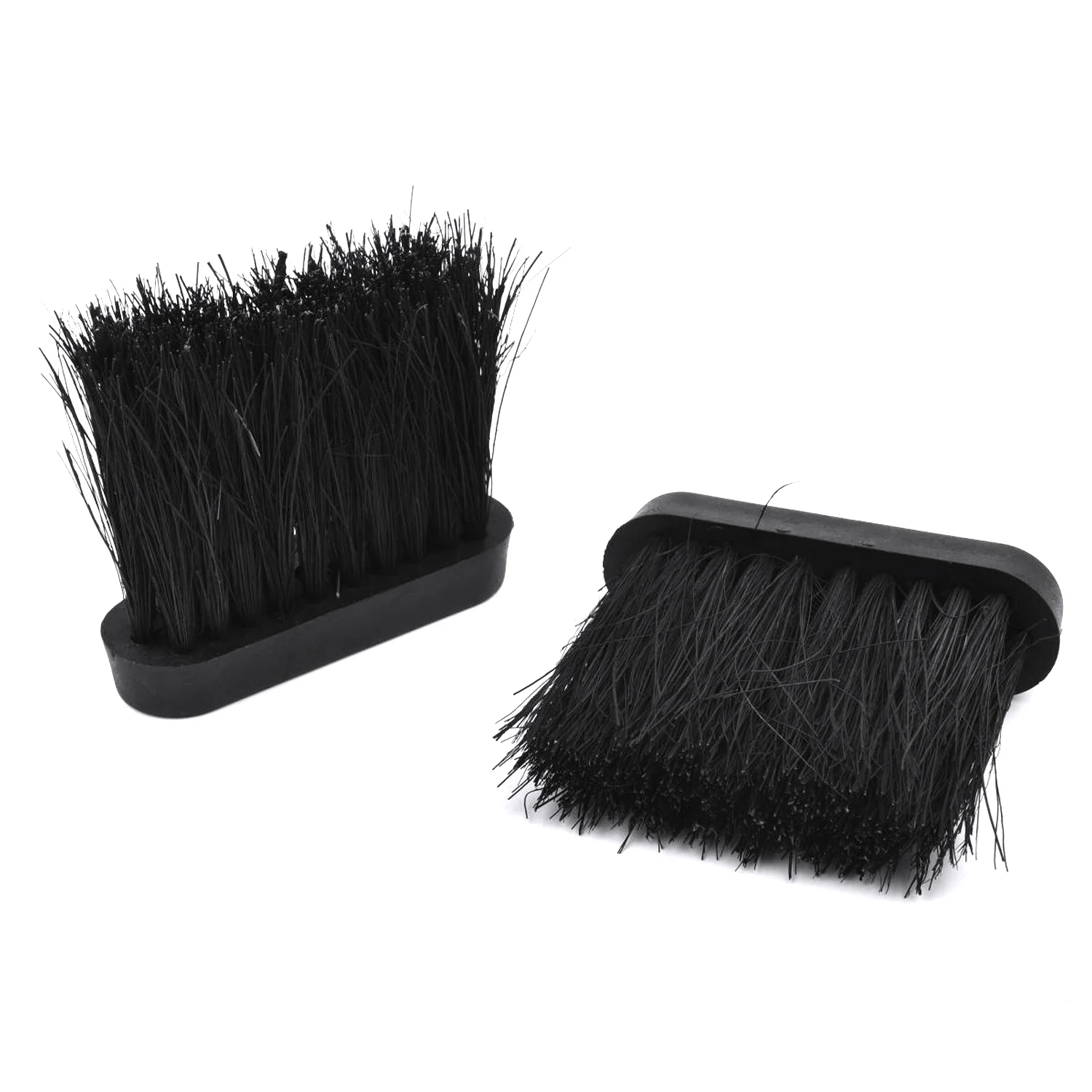 2 Pcs Fireplace Brushs Oblong Replacement Spare Hearth Brush Head Refill Coconut Palm For Companion Sets Stove Accessories