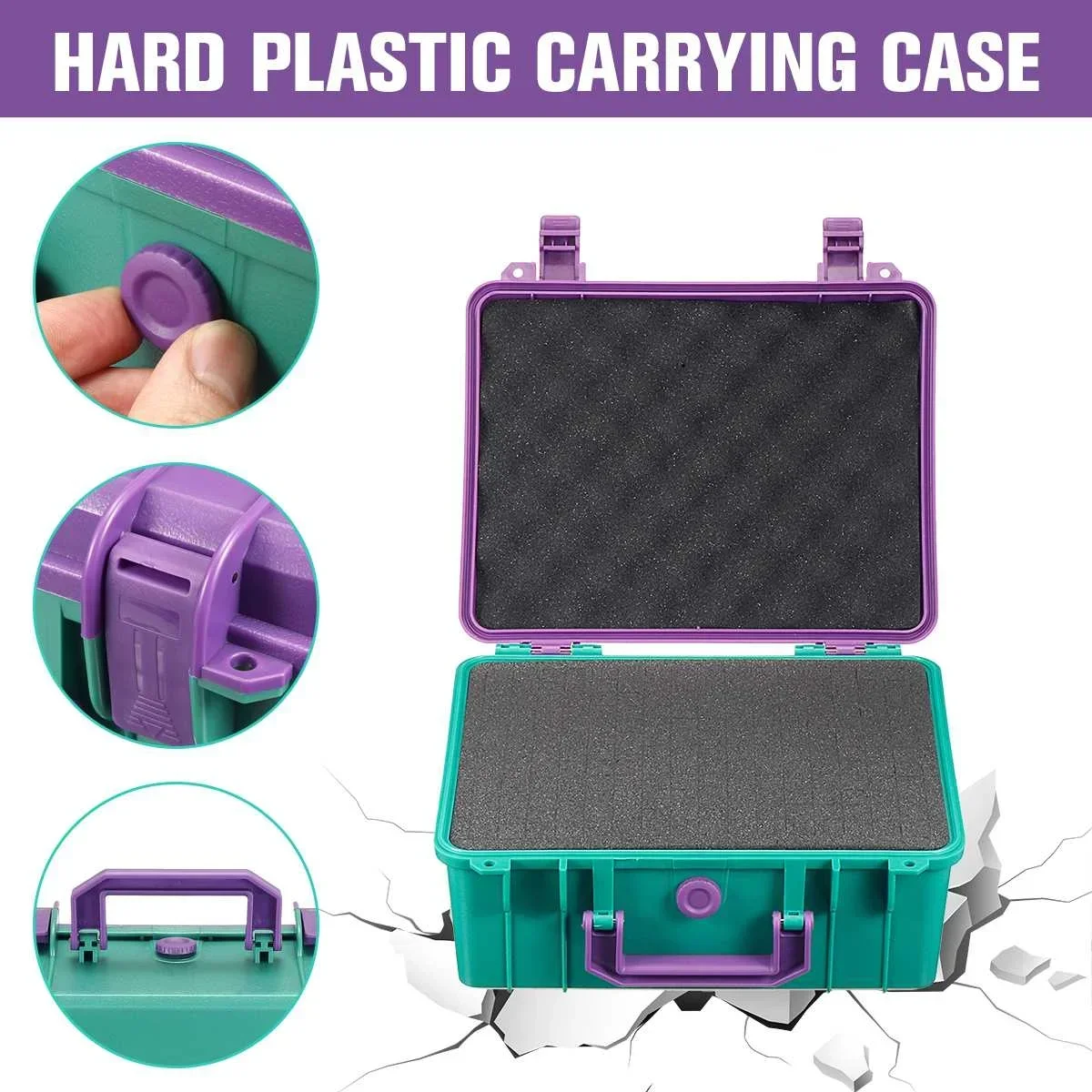 280x240x130mm toolbox Safety Protector Box Portable Organizer Hardware Storage Tool Case Impact Resistant Instrument Case