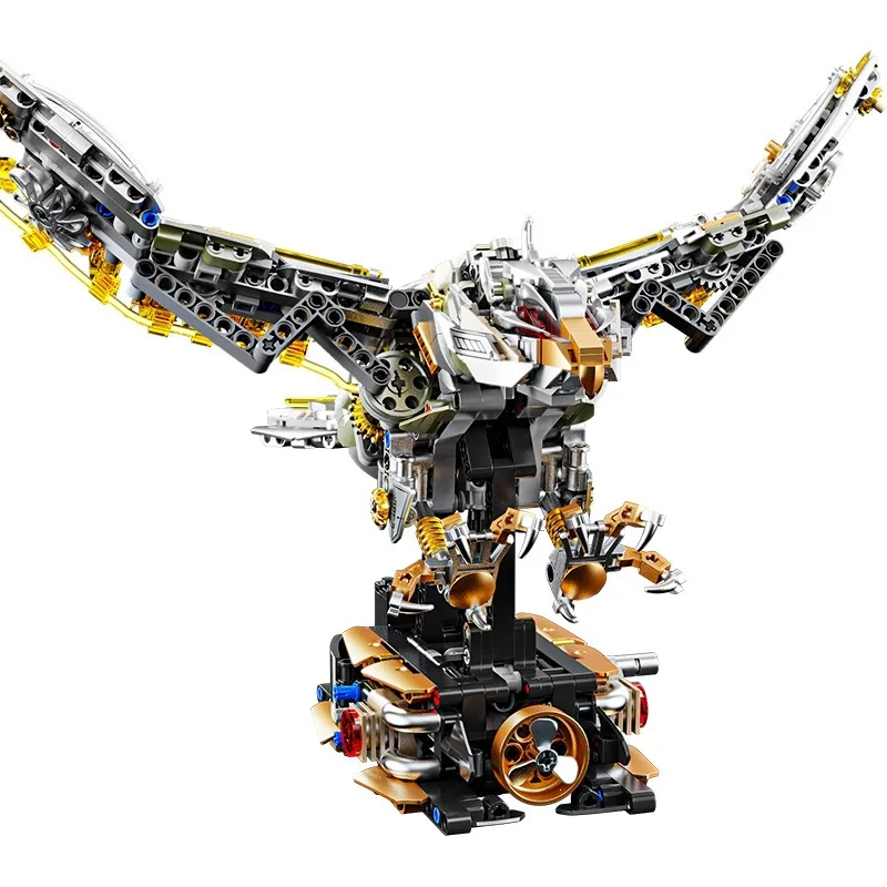 

Mechanical DIY 13084 Eagle Animal Model Building Blocks Kit Creative 1168PCS Assembly Education Toys MOC Bricks Holiday Gifts