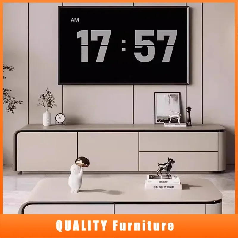 

Luxury Coffee Table Tv Stand Minimalist Modern Bedroom Shelf Tv Stand White Floor Rack Suspenso Para Sala Para Tv Furniture
