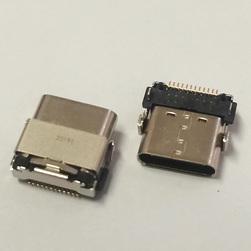 USB-C-Buchse 24-Pin DIP SMT Weiblich Typ-C DC-Stromanschluss Lade- und Datenanschluss für Dell Latitude 5285 5290 5175 5179 Laptop Tablet – Detail 2
