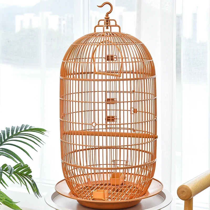 friendly Plastic Pet Bird Flight Cages Large for Macaw Finch Cockatoo with Tray